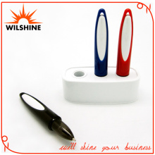 Popular Plastic Desk Pen with Base for Promotion (VDP336)